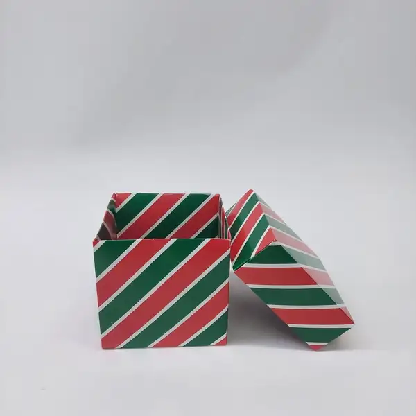 10x10x10 Komple Yılbaşı Desenli Kutu