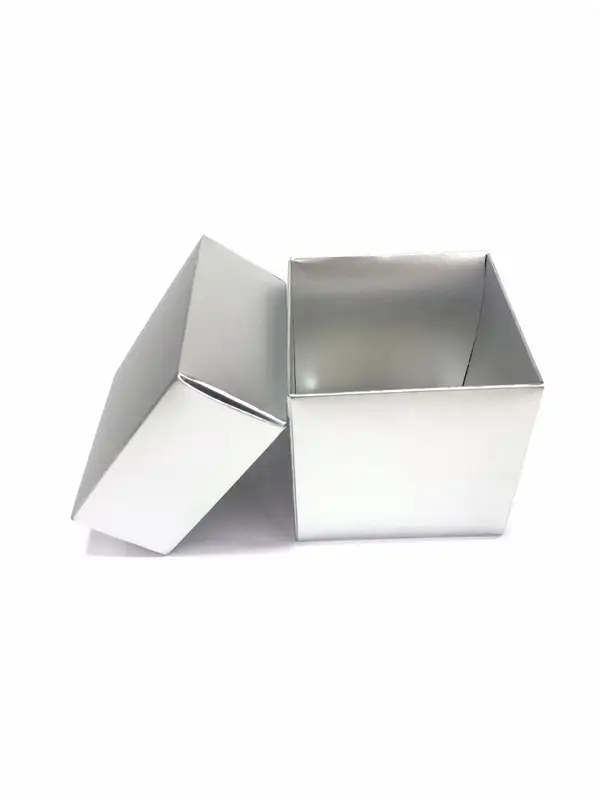 10x10x10 Komple Gümüş Kutu