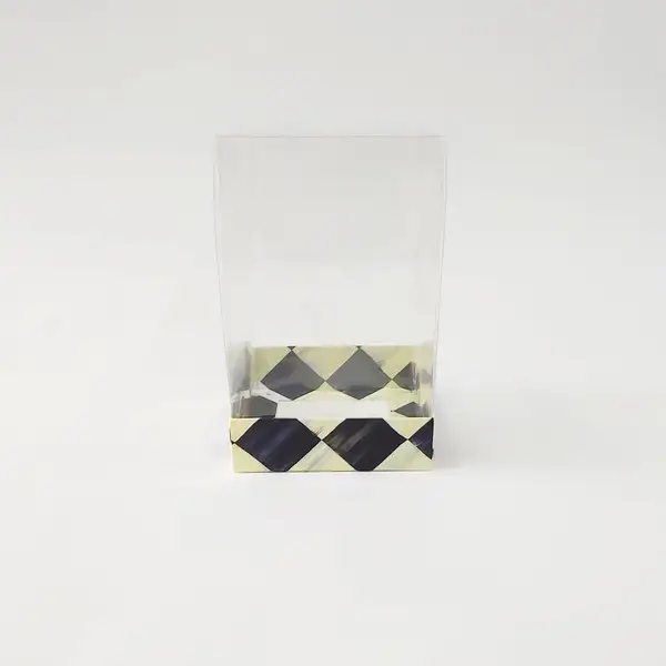 10x10x16 Dama Altı Kartonlu Asetat Kutu