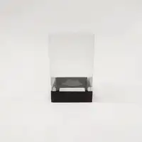 10x10x16 Siyah Altı Kartonlu Asetat Kutu - Görsel 1