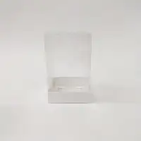 10x10x16 Beyaz Altı Kartonlu Asetat Kutu - Görsel 1