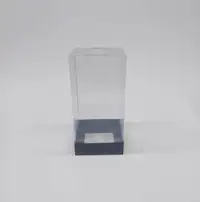 10x10x20 Siyah Altı Kartonlu Asetat Kutu - Görsel 1