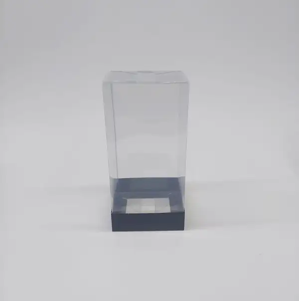 10x10x20 Siyah Altı Kartonlu Asetat Kutu