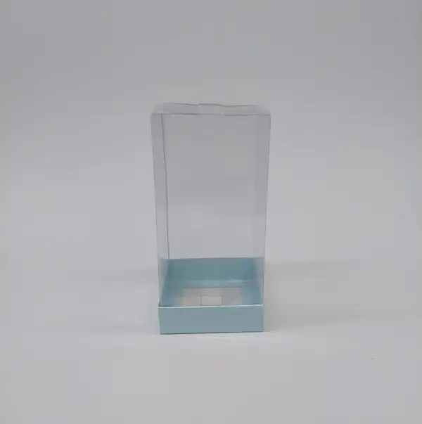 10x10x20 Mavi Altı Kartonlu Asetat Kutu