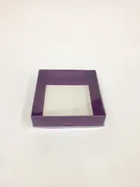 12x12x3  Mor Altı Kartonlu Asetat Kutu - Görsel 2
