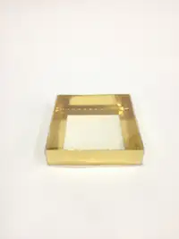 12x12x3 Altın Altı Kartonlu Asetat Kutu - Görsel 2