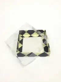 12x12x3 Dama Altı Kartonlu Asetat Kutu - Görsel 1