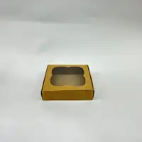 12x12x3 Pencereli Kraft Kutu - Görsel 1