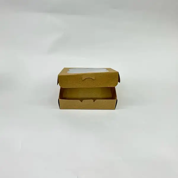 12x12x3 Pencereli Kraft Kutu
