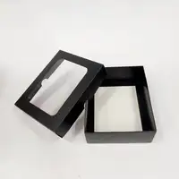 15x12x5 Pencereli Siyah Kutu - Görsel 1