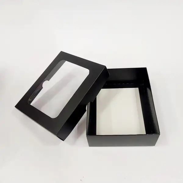15x12x5 Pencereli Siyah Kutu