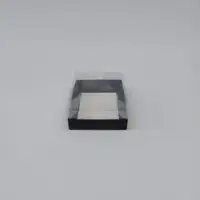 15x12x5 Siyah Altı Kartonlu Asetat Kutu - Görsel 1