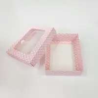 15x12x5 Pencereli Pembe Kutu - Görsel 1