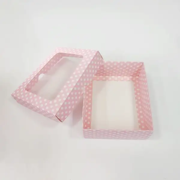 15x12x5 Pencereli Pembe Kutu