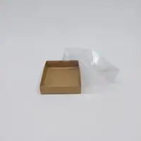 15x12x5 Kraft Altı Kartonlu Asetat Kutu - Görsel 2