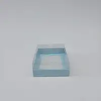 15x12x5 Mavi Altı Kartonlu Asetat Kutu - Görsel 1