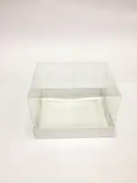 15x12x10 Beyaz Altı Kartonlu Asetat Kutu - Görsel 1