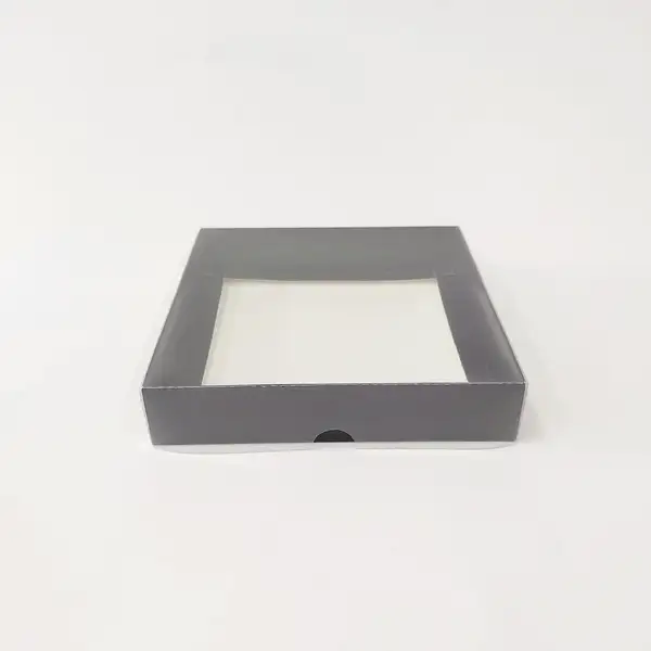 15x15x3 Siyah Altı Kartonlu Asetat Kutu