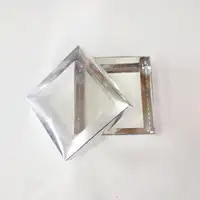 15x15x5 Pencereli Gümüş Kutu - Görsel 1