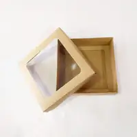 15x15x5 Pencereli Kraft Kutu - Görsel 1