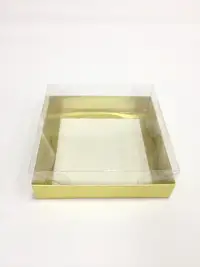 15x15x5 Altın Altı Kartonlu Asetat Kutu - Görsel 2