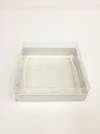 15x15x5 Beyaz Altı Kartonlu Asetat Kutu - Görsel 2