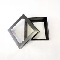 15x15x5 Pencereli Siyah Kutu - Görsel 1