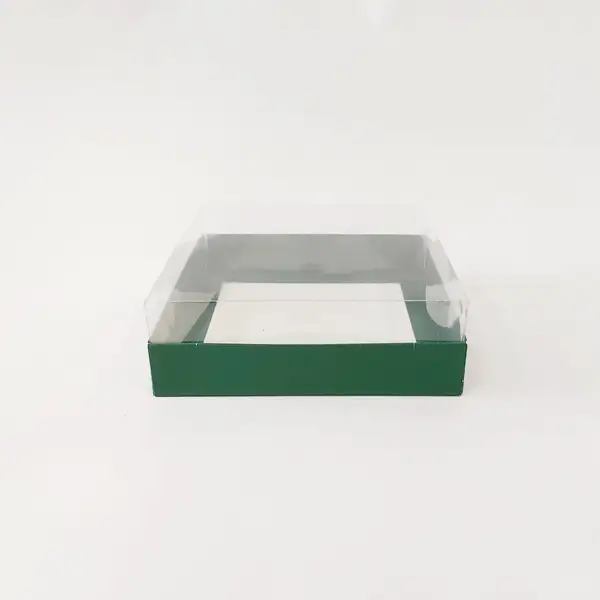 15x15x5 Yeşil Altı Kartonlu Asetat Kutu