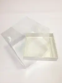 15x15x10 Beyaz Altı Kartonlu Asetat Kutu - Görsel 1