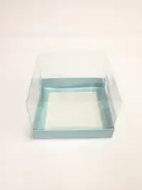 15x15x10 Mavi Altı Kartonlu Asetat Kutu - Görsel 2