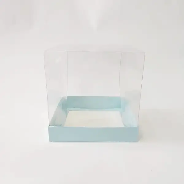 15x15x15 Mavi Altı Kartonlu Asetat Kutu