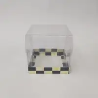 15x15x15 Dama Altı Kartonlu Asetat Kutu - Görsel 1