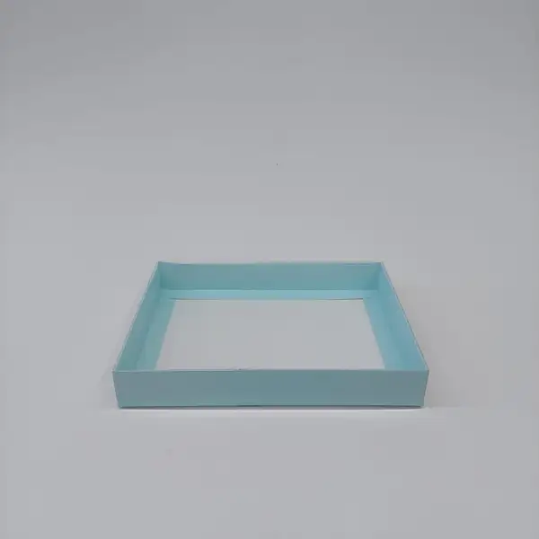 20x15x3 Mavi Altı Kartonlu Asetat Kutu