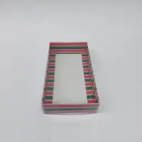 20x10x3 Yılbaşı Desenli Kutu - Görsel 1