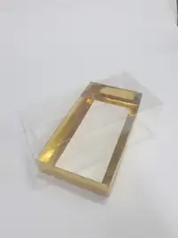 20x10x3 Altın Altı Kartonlu Asetat Kutu - Görsel 1