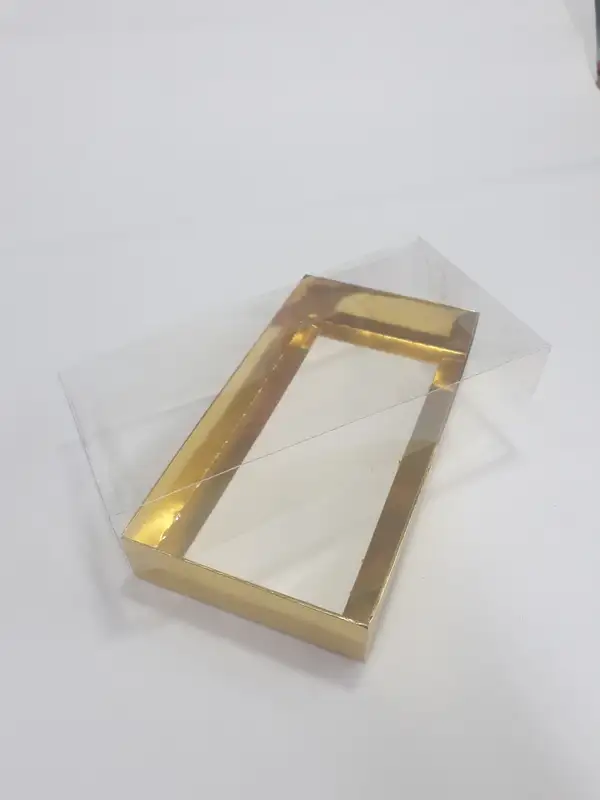 20x10x3 Altın Altı Kartonlu Asetat Kutu