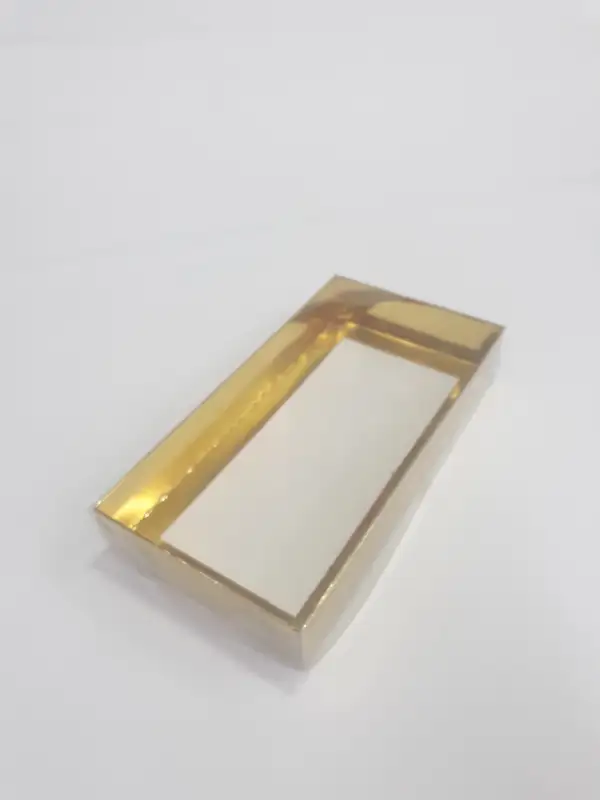 20x10x3 Altın Altı Kartonlu Asetat Kutu