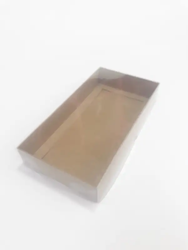 20x10x3 Kraft Altı Kartonlu Asetat Kutu