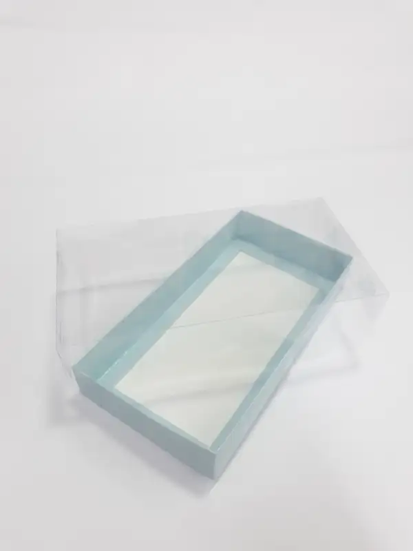20x10x3 Mavi Altı Kartonlu Asetat Kutu