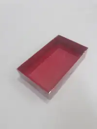 20x10x3 Kırmızı Altı Kartonlu Asetat Kutu - Görsel 2