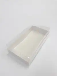 20x10x5 Beyaz Altı Kartonlu Asetat Kutu - Görsel 1