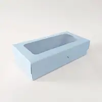 20x10x5 Pencereli Mavi Kutu - Görsel 1