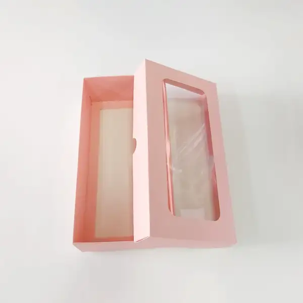 20x10x5 Pencereli Pembe Kutu