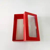 20x10x5 Pencereli Kırmızı Kutu - Görsel 2