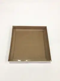20x20x3 Kraft Altı Kartonlu Asetat Kutu - Görsel 2
