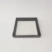20x20x3 Siyah Altı Kartonlu Asetat Kutu - Görsel 2