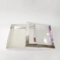 20x20x5 Pencereli Gümüş Kutu - Görsel 2