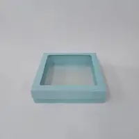 20x20x5 Pencereli  Mavi Kutu - Görsel 1