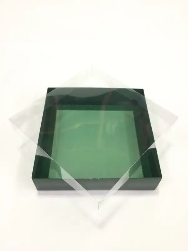 20x20x5 Yeşil Altı Kartonlu Asetat Kutu