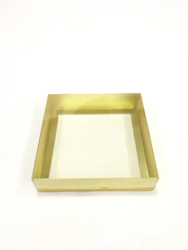 20x20x5 Altın Altı Kartonlu Asetat Kutu
